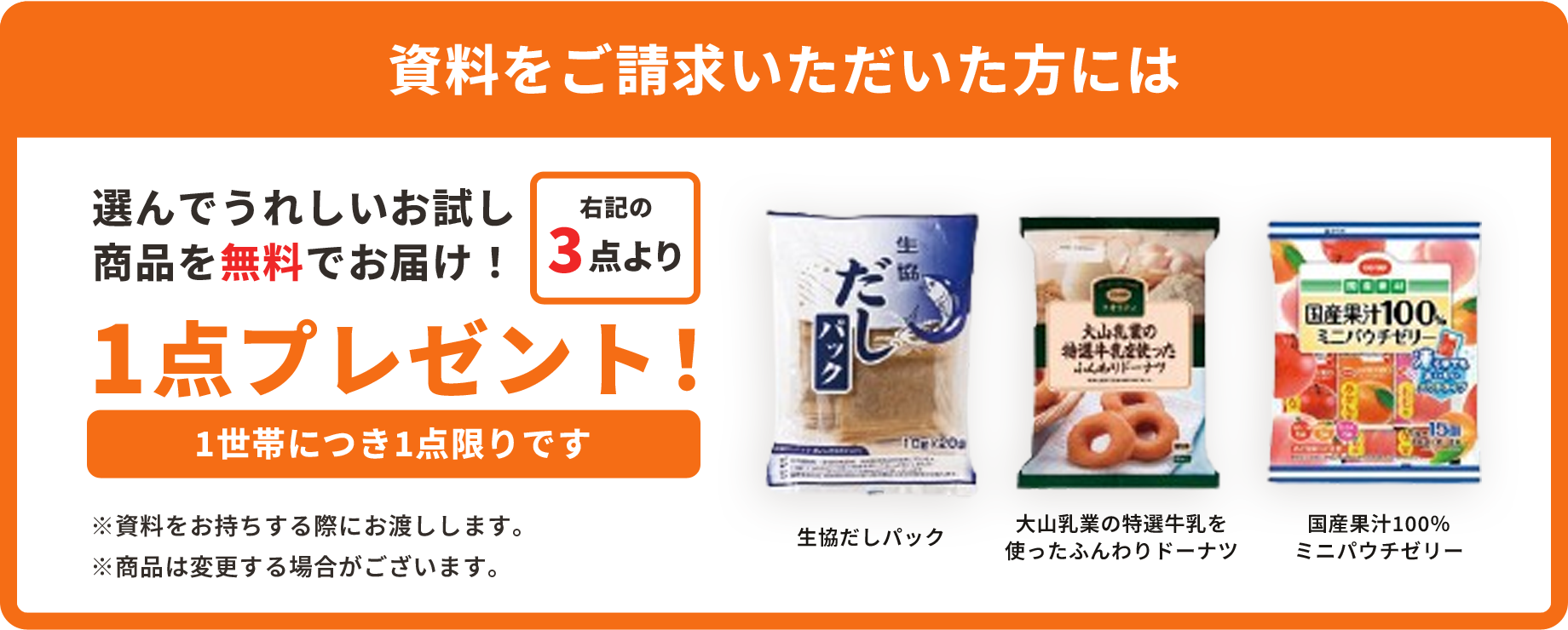 資料をご請求いただいた方