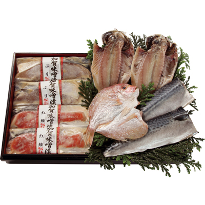 加賀味噌漬と輪島の干物