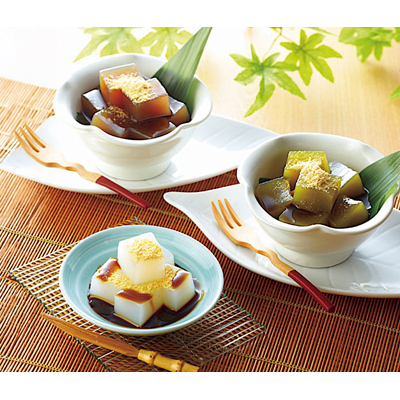 わらび餅&くずもち はんなりセット
