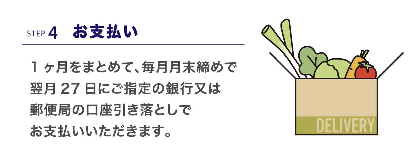 STEP4お支払い