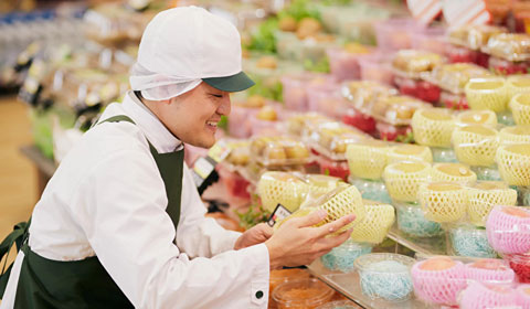 正職員が働いている様子